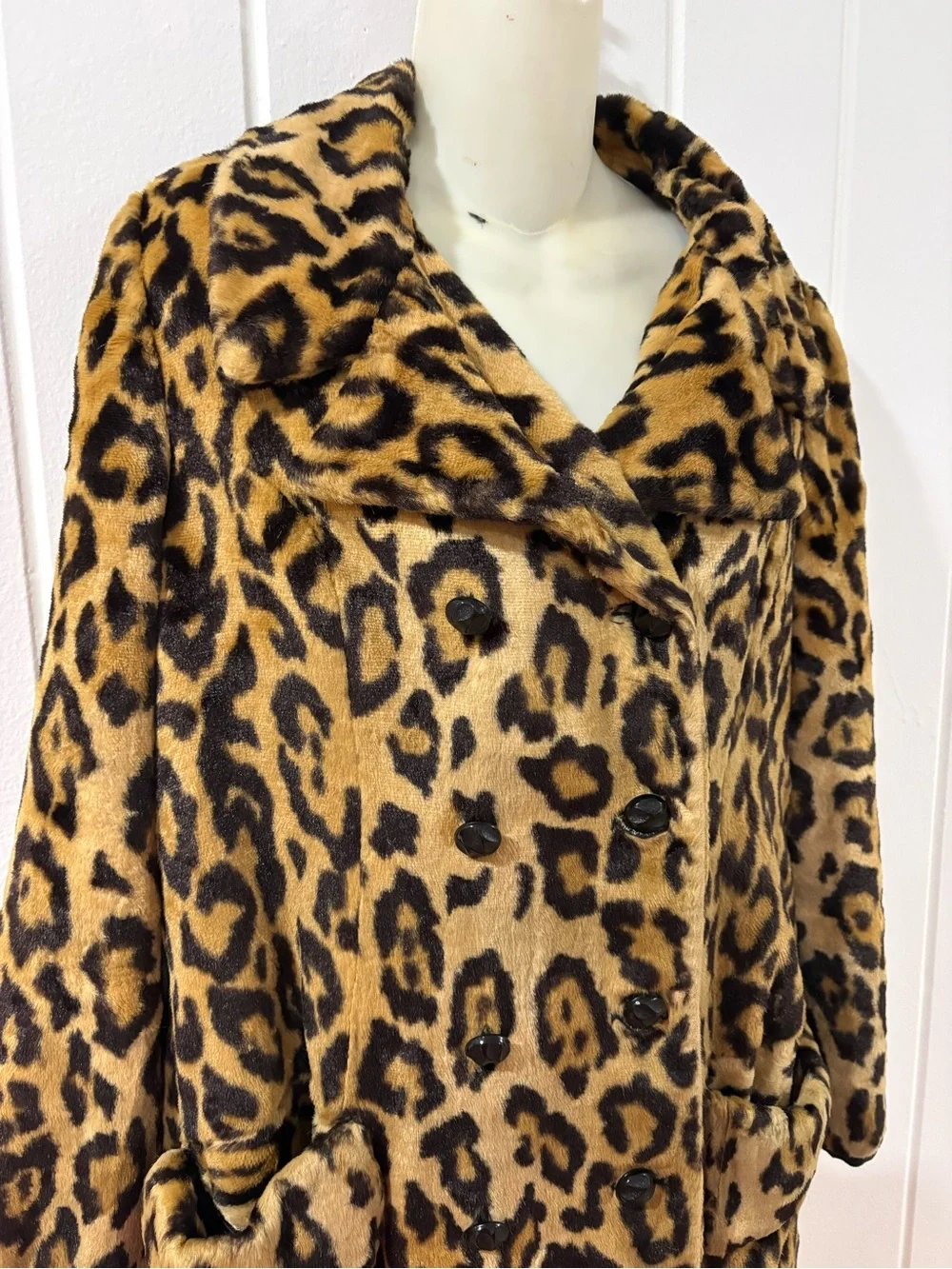 60s faux fur coat